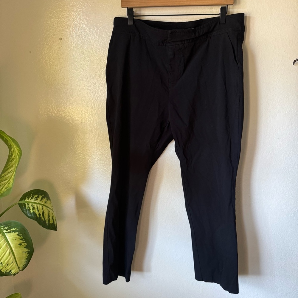 Torrid | Extra Short Trouser Straight Deluxe Stretch Mid-Rise Pants - Picture 2 of 6